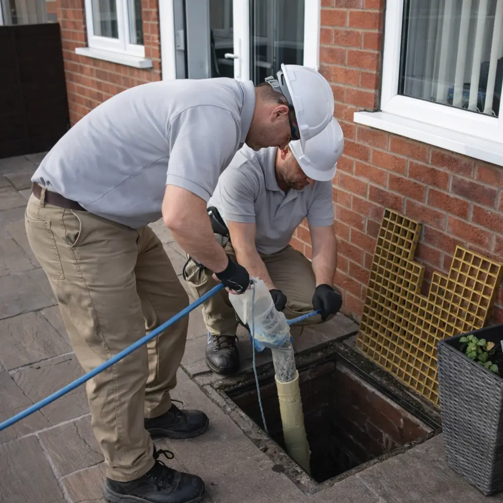 Blocked drain repair service in Grays
